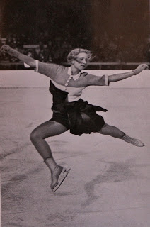 Czechoslovakian figure skater Vera Hruba
