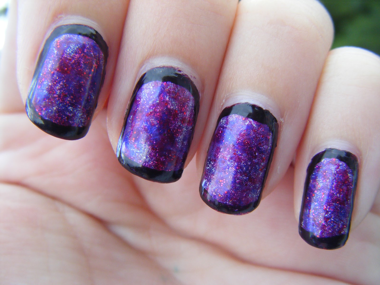 Starlight Radiance Purple Monochromatic Nails (Very Picture Heavy)