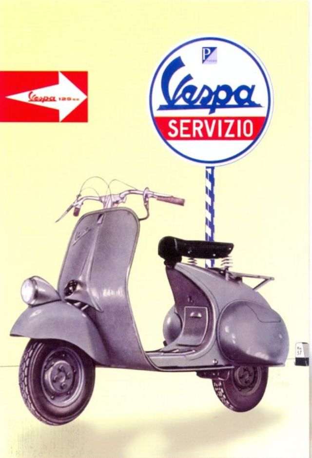 32 Interesting Vintage Vespa Ads Around The World From