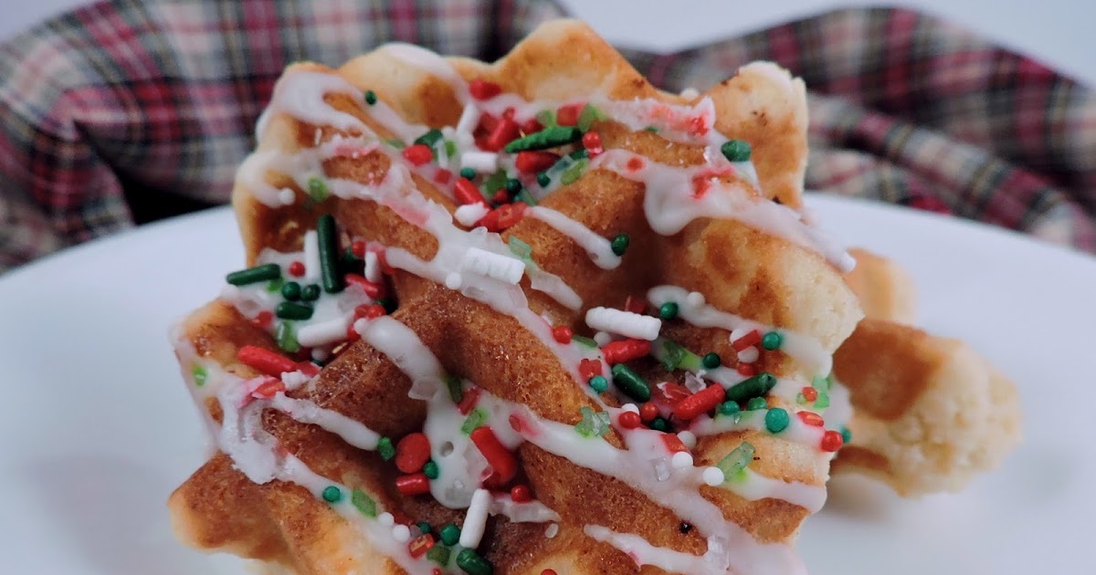 Waffle Iron Cookies