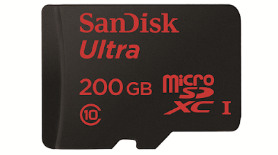 200GB SanDisk Ultra microSDXC UHS-I card