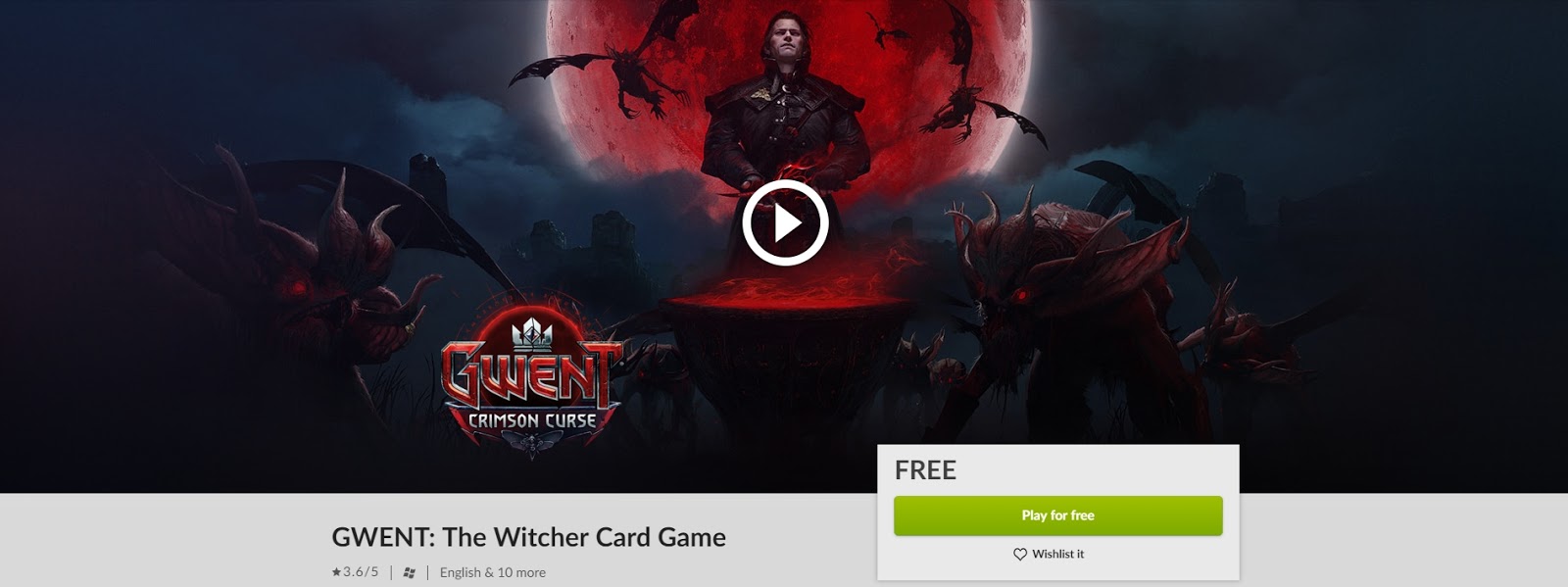 The Witcher 1 Enhanced Edition está de graça no PC para quem experimentar  Gwent