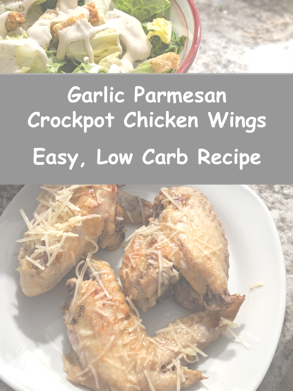 The NonHousewives Garlic Parmesan Crock Pot Chicken Wings Easy, Low
