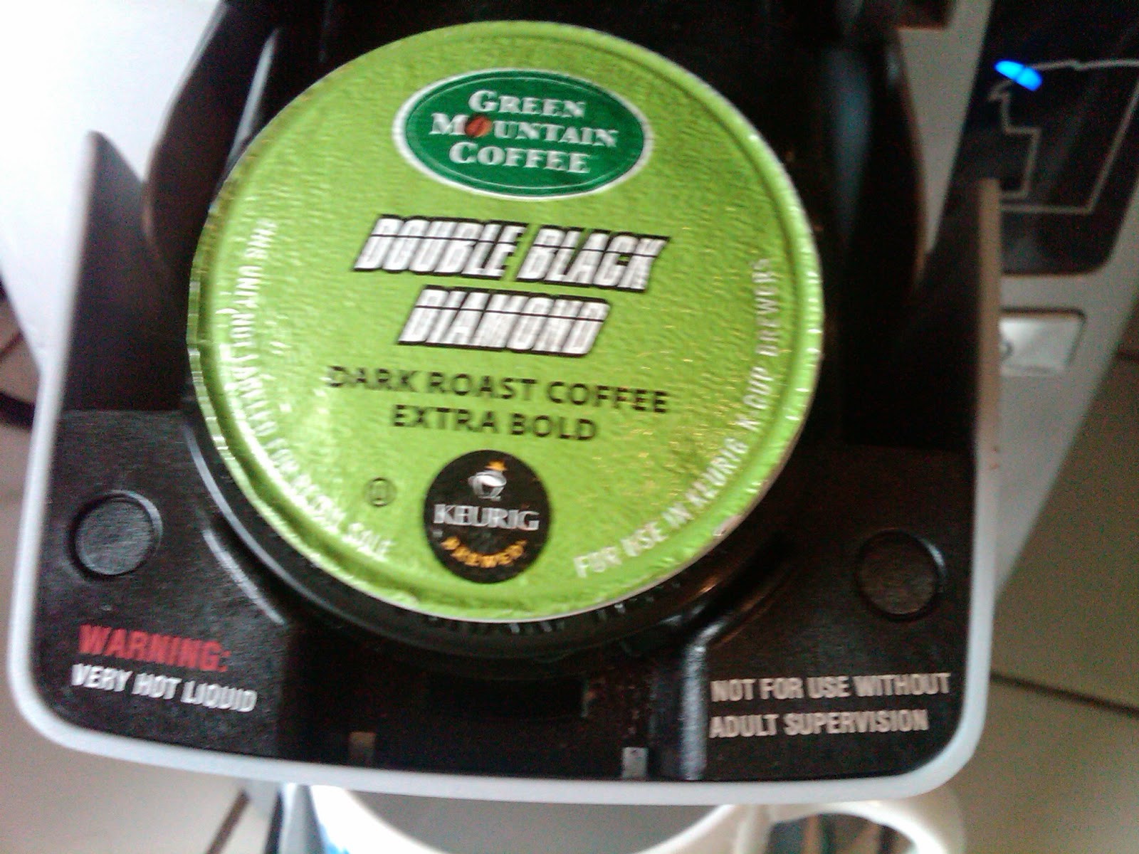 Coffee Lover GREEN MOUNTAIN'S "DOUBLE BLACK DIAMOND" KCUP (TM)