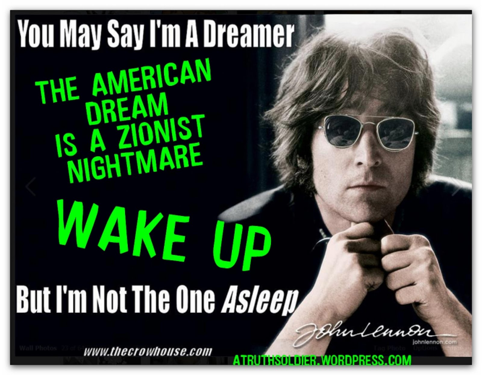 THE AMERICAN DREAM IS A ZIONIST NIGHTMARE