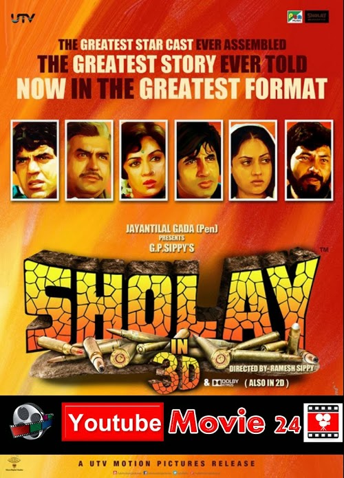 Sholay 3D Movie 2014 Full HD free Download - Free Youtube Movie Download