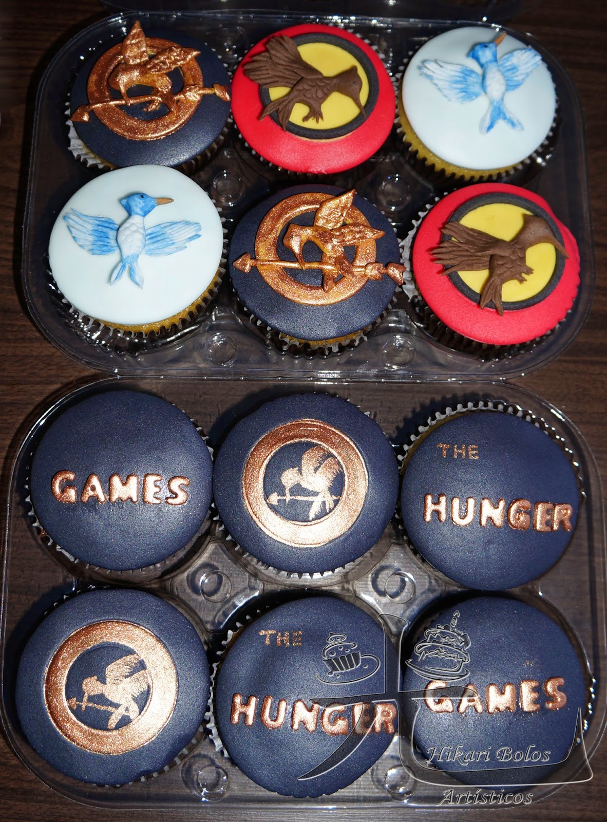 Claudia Nunes: Bolo e Cupcakes Jogos Vorazes (The Hunger Games)