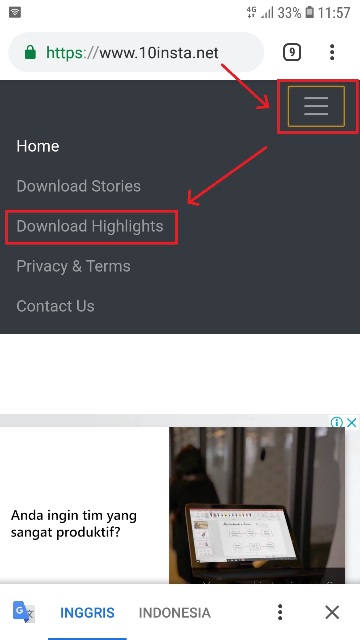 Cara Menyimpan Sorotan Highlight Instagram Orang Lain