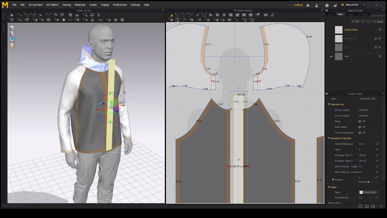 Creating a Jacket from scratch In Marvelous Designer Trailer CG