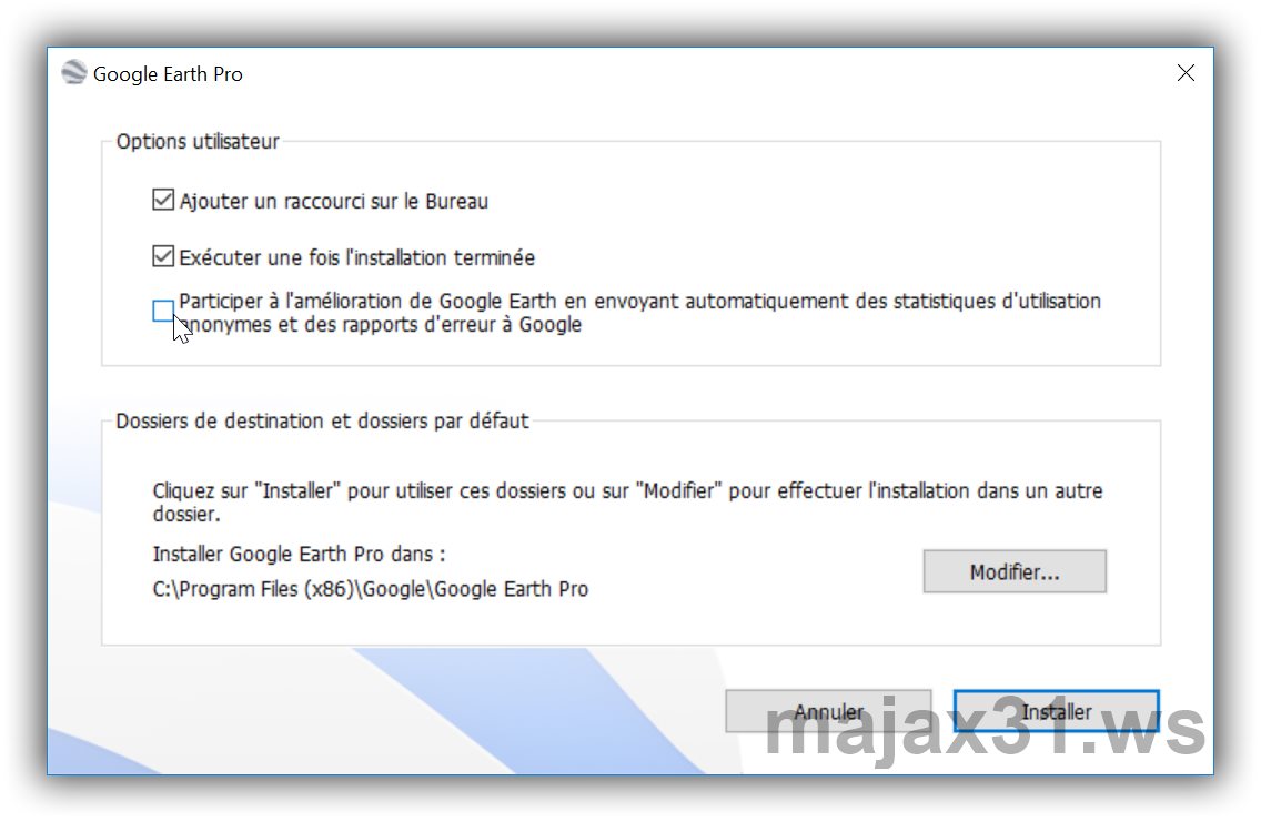 majax31.net Google Earth Pro (Freeware)