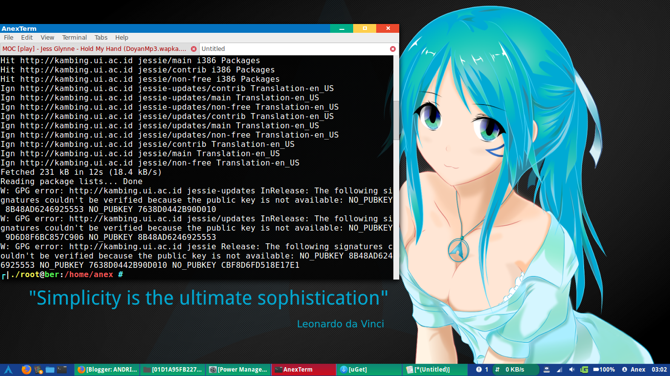 Mengatasi GPG Error, No_PUBKEY atau There is no public key