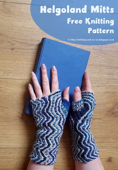 Helgoland Mitts - free knitting pattern by Knitting and so on