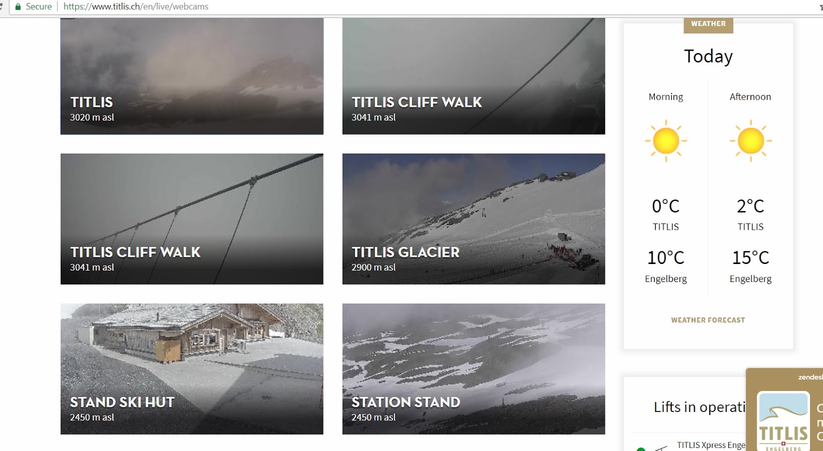 รวมเว็บพยากรณ์อากาศและ cam สดจากยอดเขาสวิส (Swiss Alps Weather