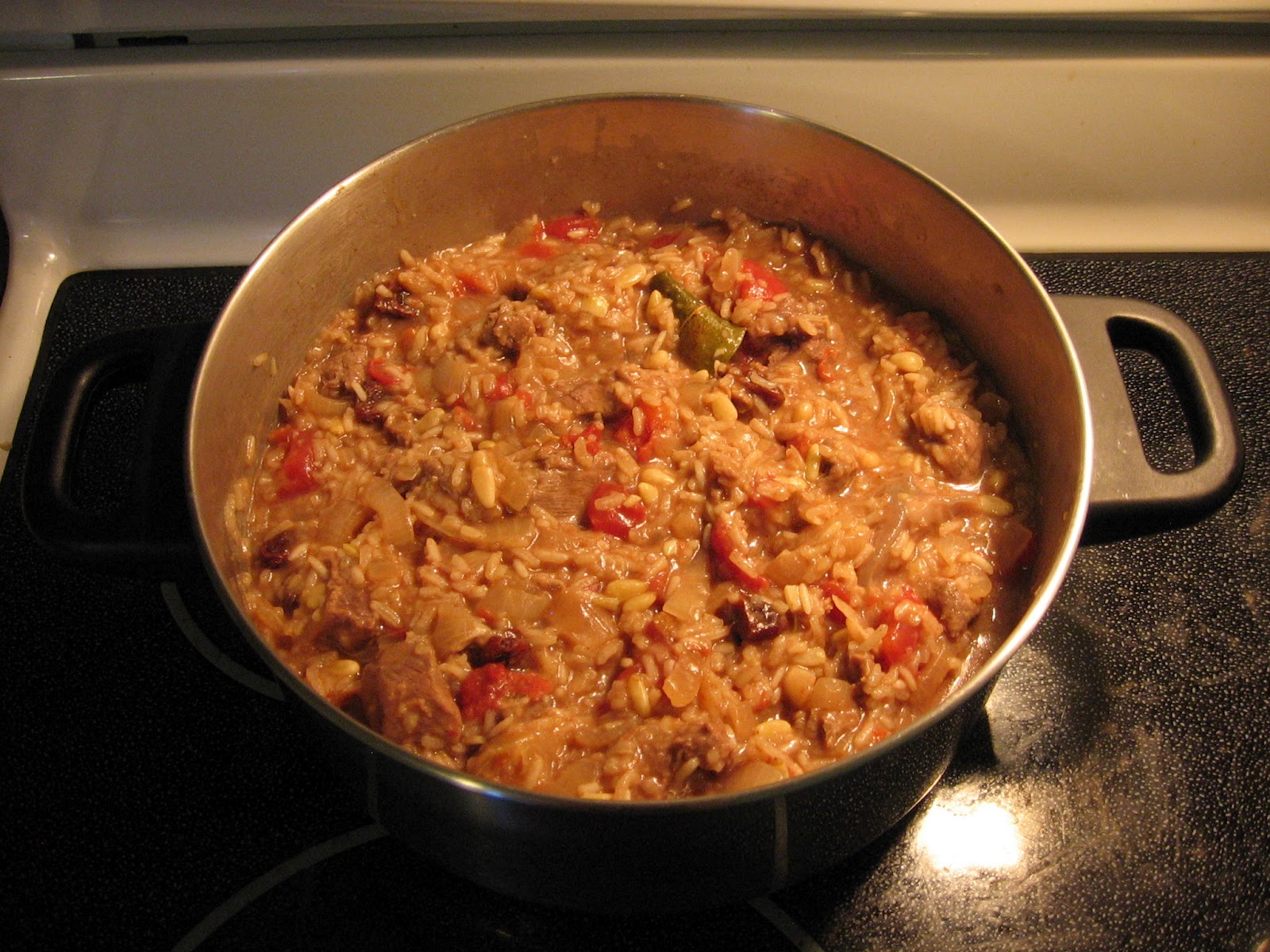 Happily HomeCooked Beef Pilaf with Cinnamon