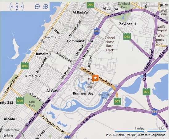 Detail SEGA Republic Dubai Location Map | UAE Dubai Metro City Streets Hotels Airport Travel Map ...