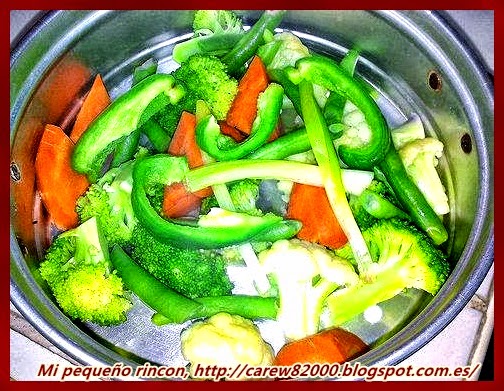 Mi pequeño rincon: Blanquear verduras