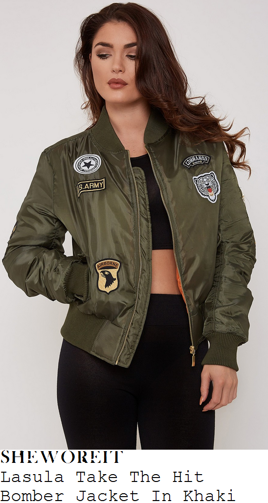 danielle-armstrong-lasula-take-the-hit-khaki-patch-detail-bomber-jacket
