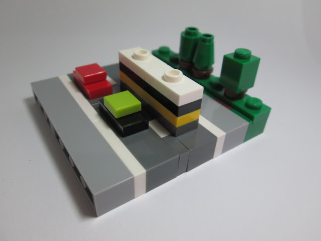 MOC LEGO Trânsito micro escala