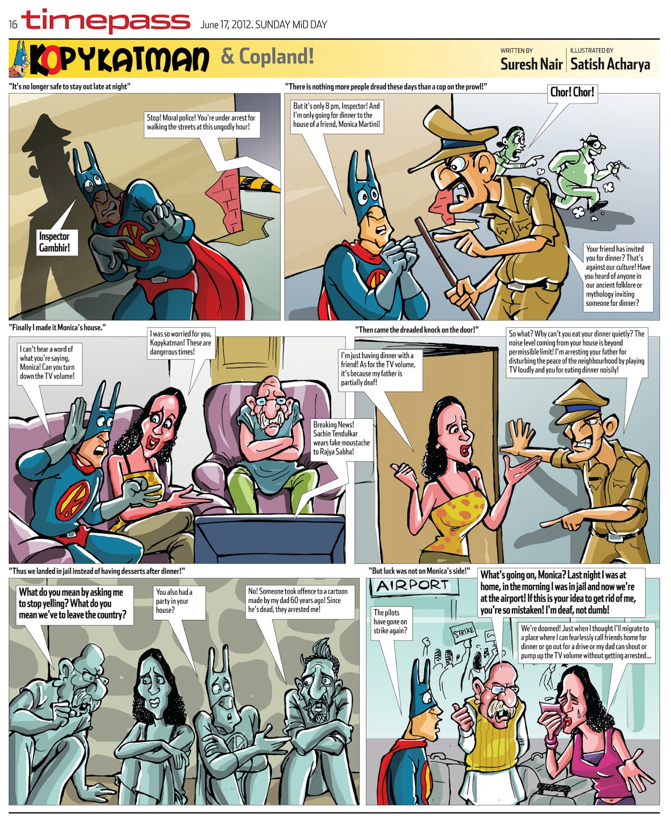 World Of An Indian Cartoonist June 2012