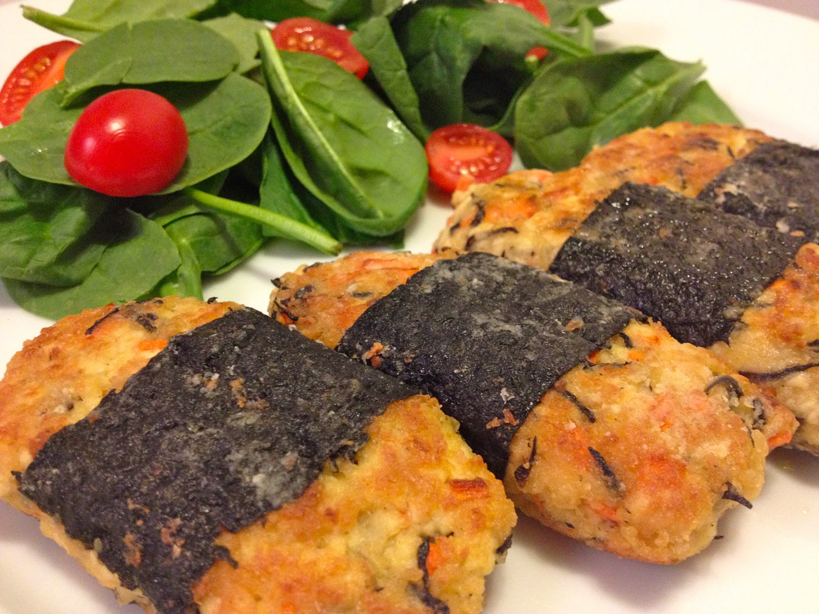 Poppin' kitchen Hijiki Tofu Hamburg