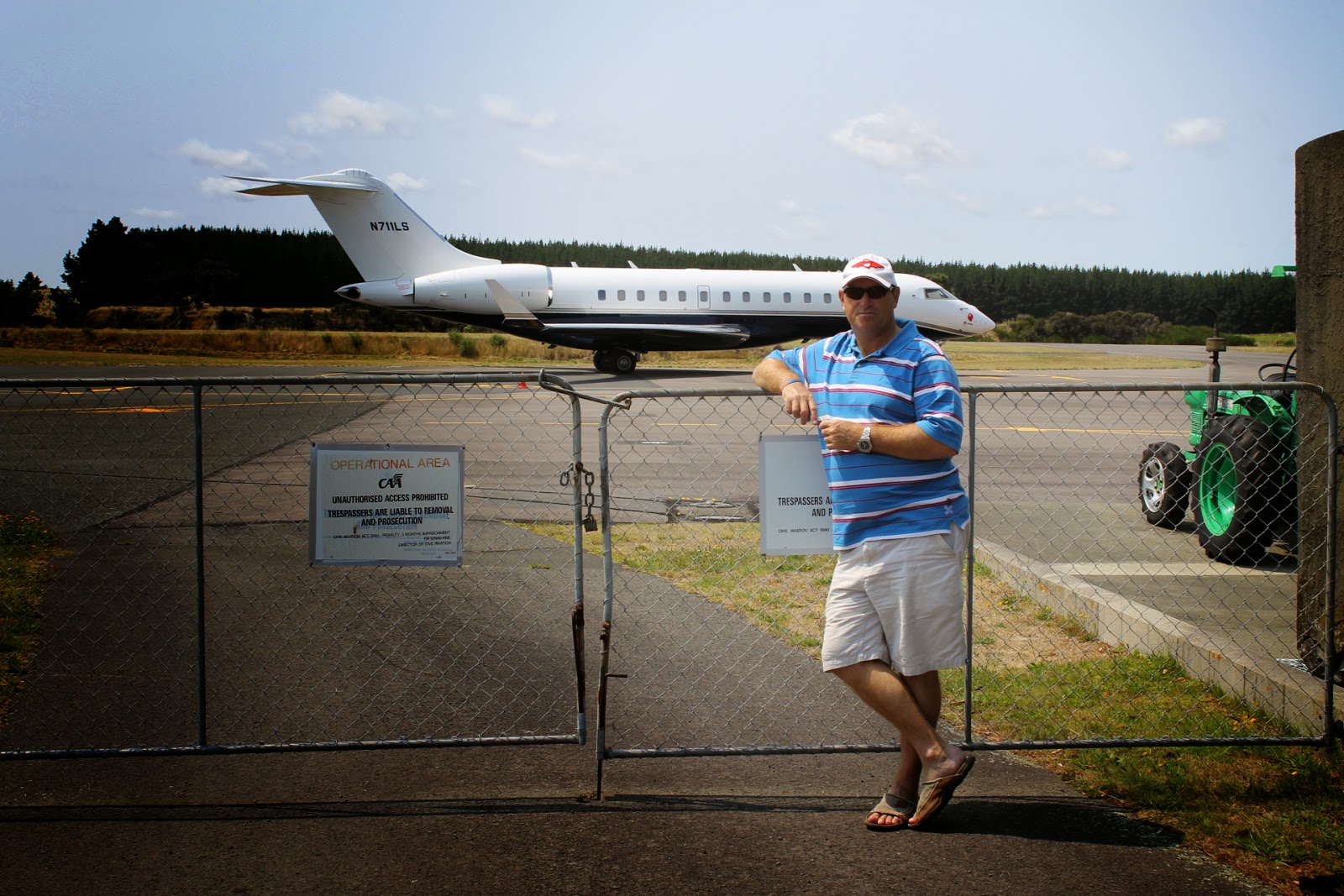 Tauranga Spotter N117LS Global 6000 visits Taupo