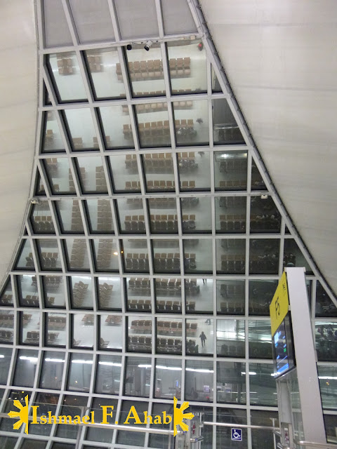 Ceiling of Suvarnabhumi Airport in Bangkok, Thailand