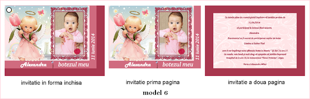 invitatii botez ingeras