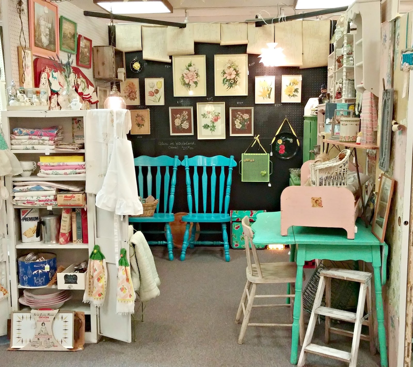 Antique Mall Booth Update Little Vintage Cottage