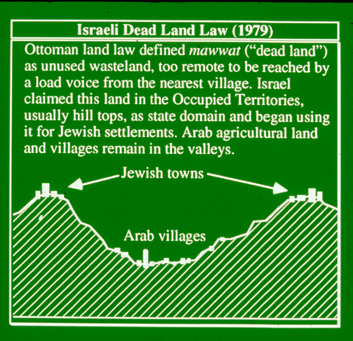 ArabIsraeli Conflict Land and property laws in Israel provide the