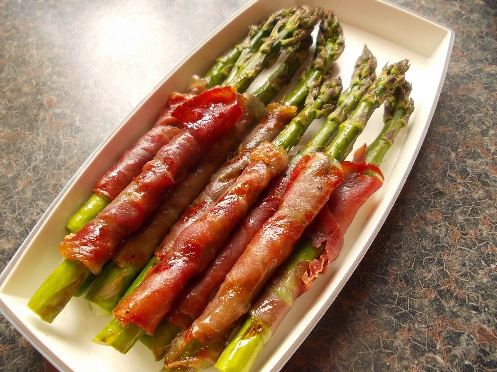 Good Food, Great Fun and Gluten Free Griddled Asparagus wrapped in