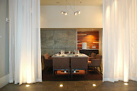 ROOM's private dining area