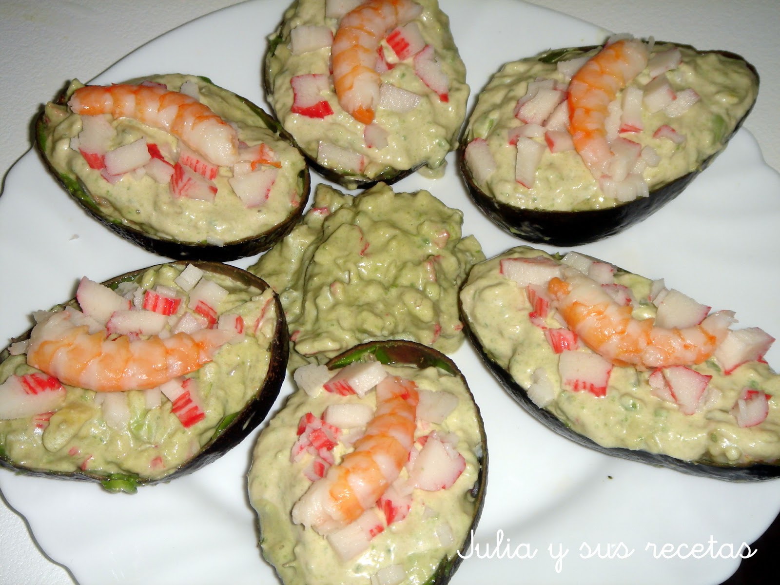 JULIA Y SUS RECETAS: Aguacates rellenos