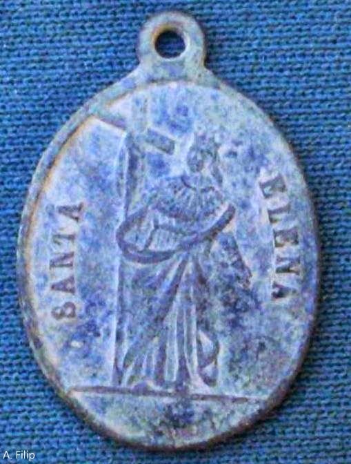 Medalla antigua de Santa Elena