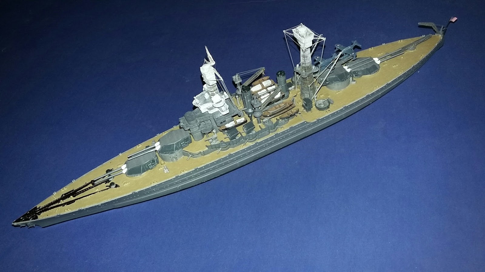Capital Marine Modellers' Guild 1700 Scale USS West Virginia