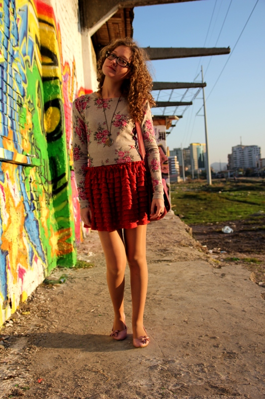 Julia Colourful By The Railway Albania Fashion Bloggers