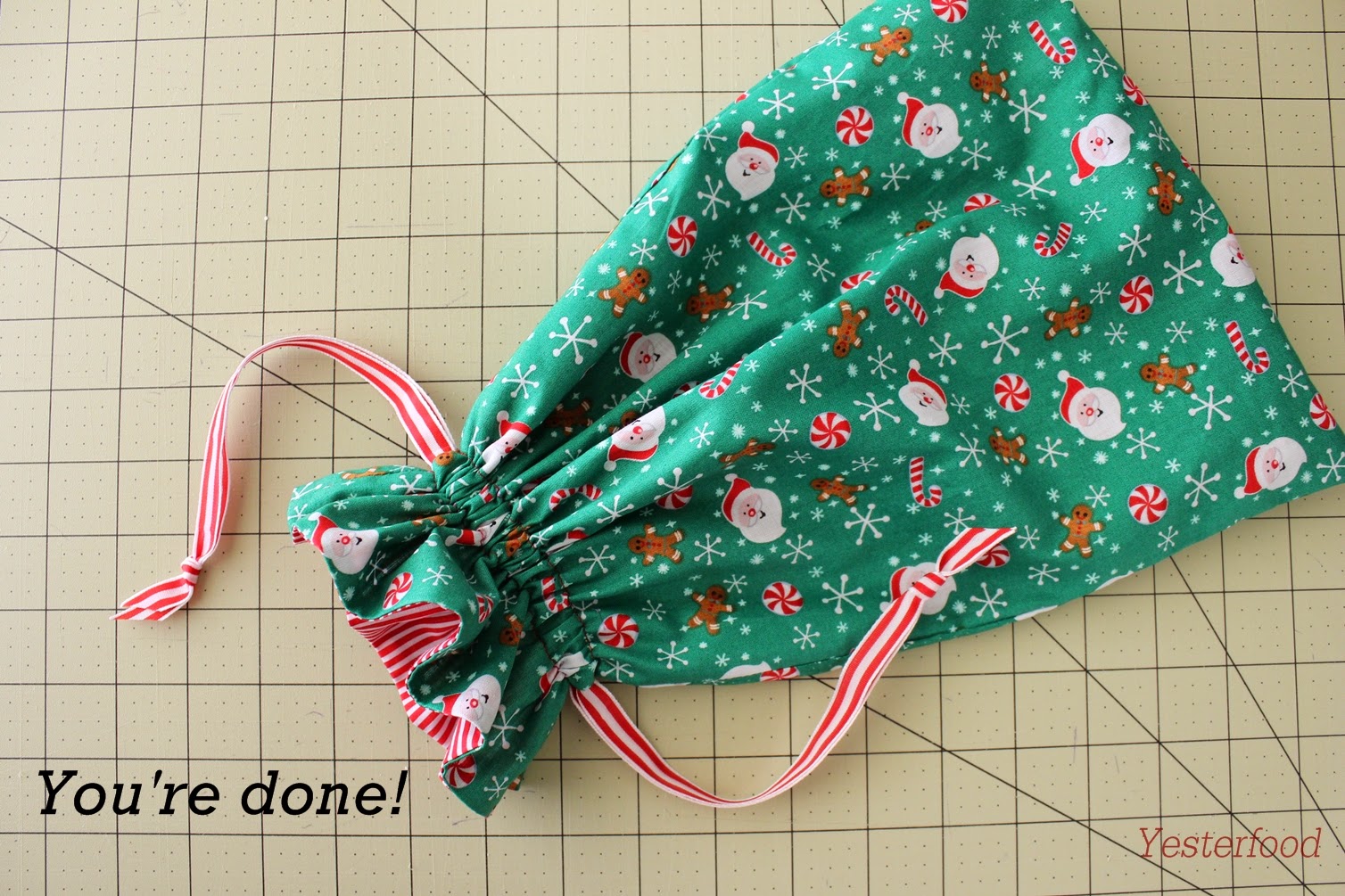 Yesterfood Mason Jar Gift Bags Tutorial