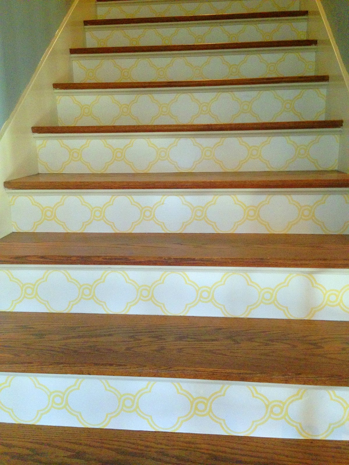 How to Wallpaper Stair Risers Barnaclebutt