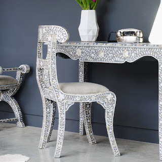 Bone Inlay Furniture Mother Of Pearl Furnitu Chair Bone Inlay Chair Mother Of Pearl Ram S Head From Jodhpur Rajasthan India