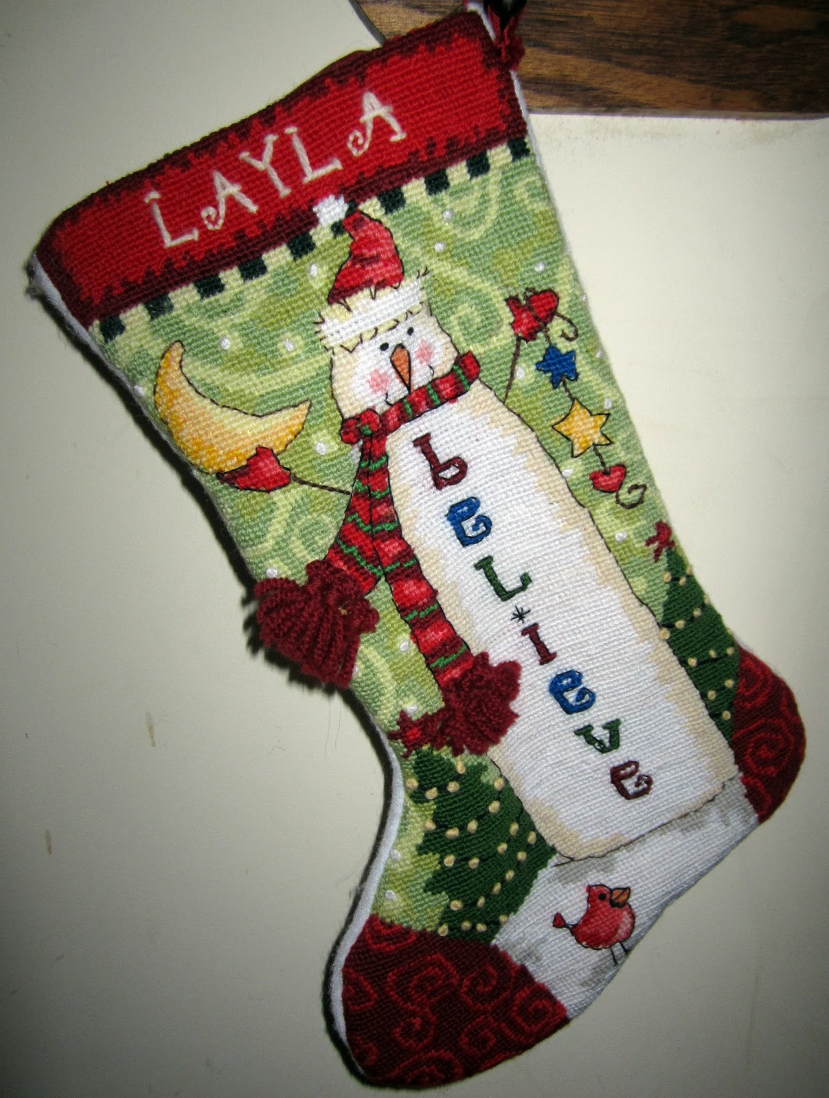 Sweet Magnolia Way Found Friday Needlepoint Christmas Stockings Made