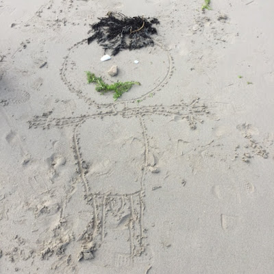 Sand Art by a 4 year old