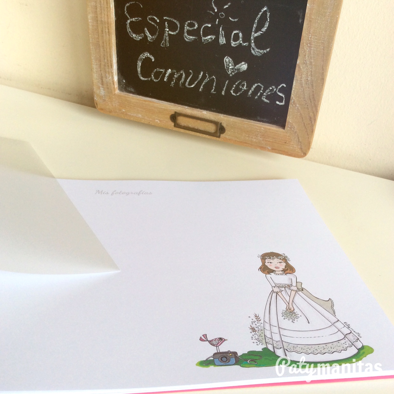 paty manitas Libro de Primera Comunión para niñas