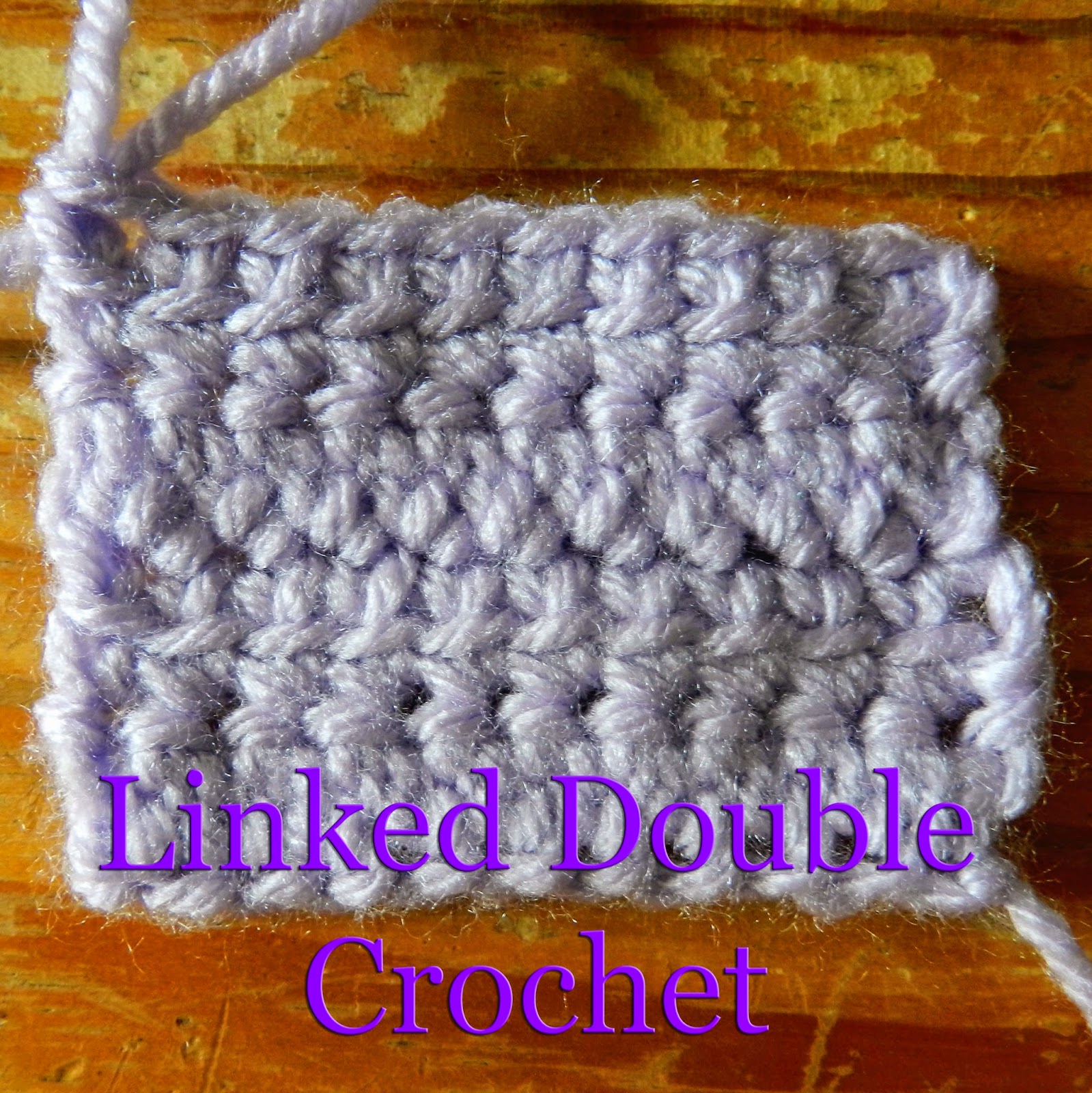 Hooking Housewives: Linked Double Crochet