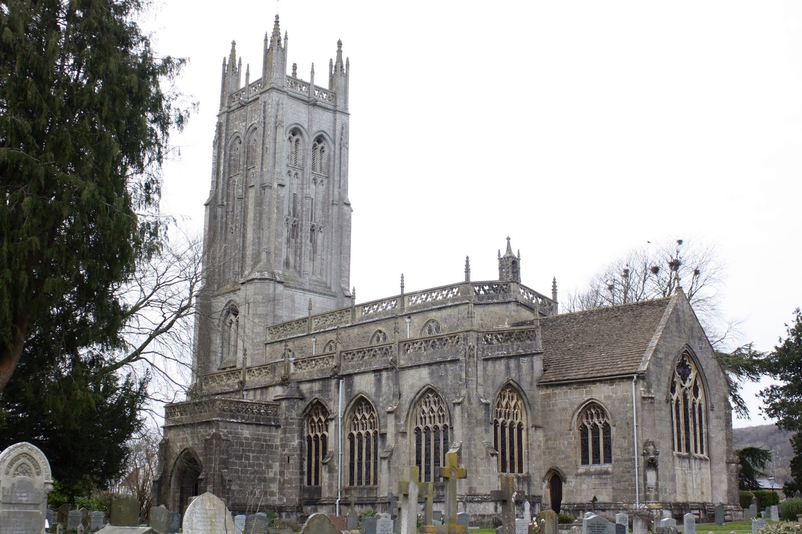 Views from Somerset The Church of All Saints in the village of