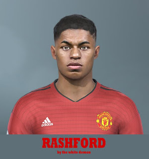 PES 2019 Faces Marcus Rashford by Jarray & The White Demon PES 2019 Faces Marcus Rashford by Jarray & The White Demon