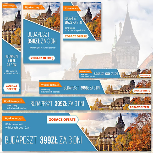 Banery reklamowe Google - Budapeszt