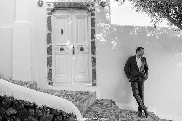 Wedding Inspiration- Oia, Santorini Greece wedding. Photo by Ventouris Photography