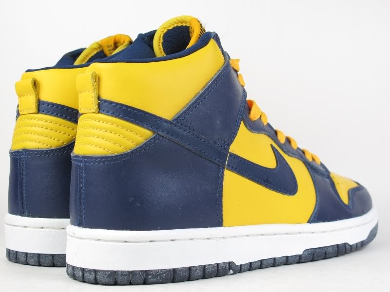 1998 NIKE DUNK HIGH LE MIDNIGHT NAVY/VARSITY MAIZE