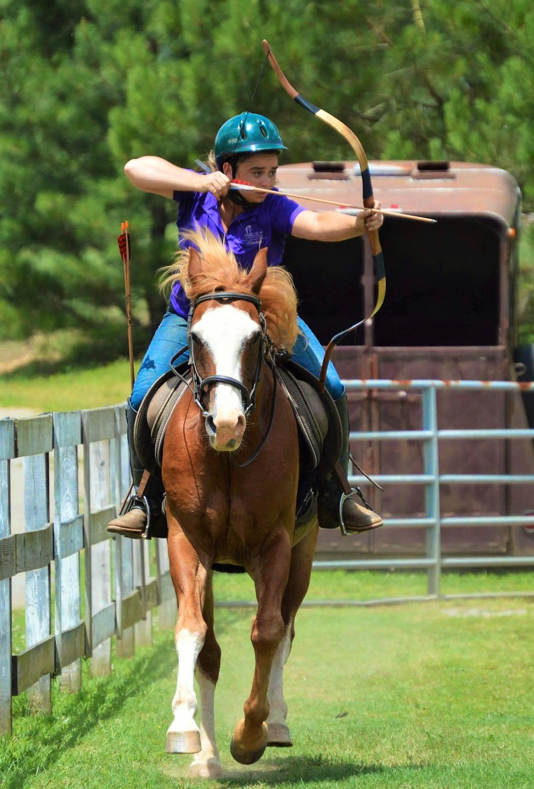 MMA Michigan's First Mounted Archery Clinic Ever!