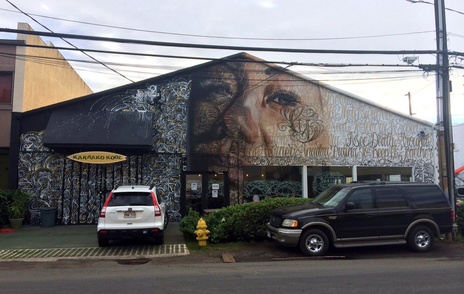 Norm, Defer and Kamea Hadar recently completed this beautiful piece for POW! WOW! Hawaii 2014 in Honolulu. 1