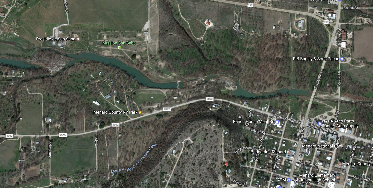 Geeks Fish Too Report Fishing at Menard County Park on the San Saba River